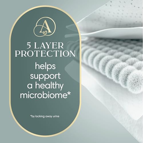 Pampers Amore, Size 2 (10-22 lbs), 74 Count, Our Best Diaper – Hypoallergenic & Fragrance Free, Up to 100% Leakproof, Soft as Cashmere