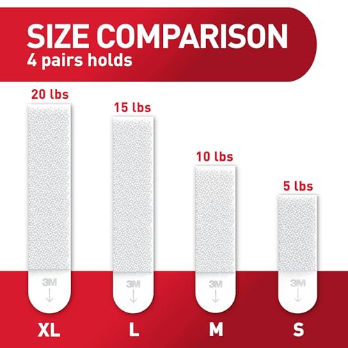 Command Medium and Large Picture Hanging Strips, Damage Free Hanging Picture Hangers, No Tools Wall Hanging Strips for Living Spaces