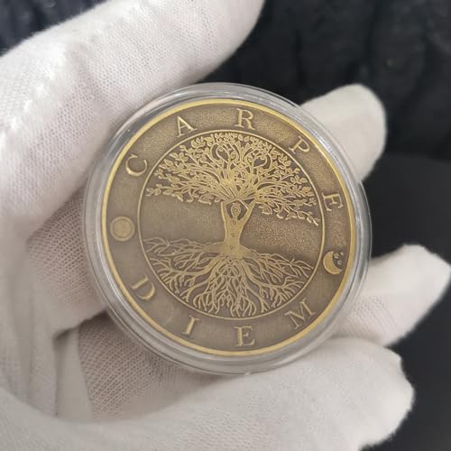 Memento Mori Carpe Diem Challenge Coin Stoic Reminder Token