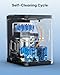 Silonn Ice Maker Countertop, 8 Ice Cubes in 6 Mins, 26.5 lbs/24H, 2 Bullet Ice Sizes, Self-Cleaning Bullet Ice Maker, Portable Ice Machine for Kitchen, Party, Office, and RV Camping