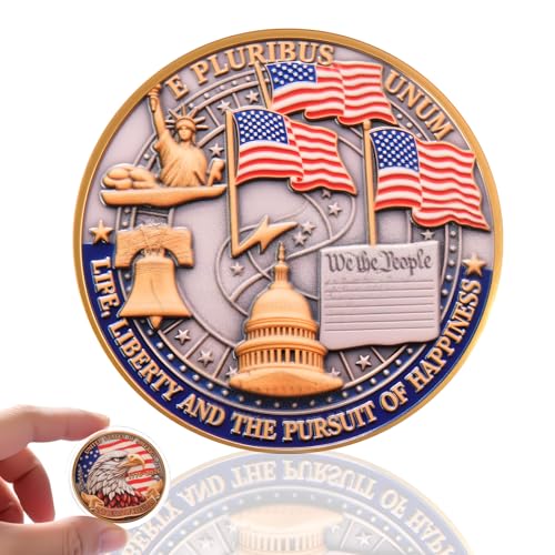 Anniversary Commemorative Coin‌ - American Eagle & Patriotic Symbols Collectible, Coin for Anniversary Celebration & Gifting (1776-2026)