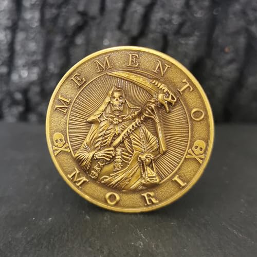 Memento Mori Carpe Diem Challenge Coin Stoic Reminder Token