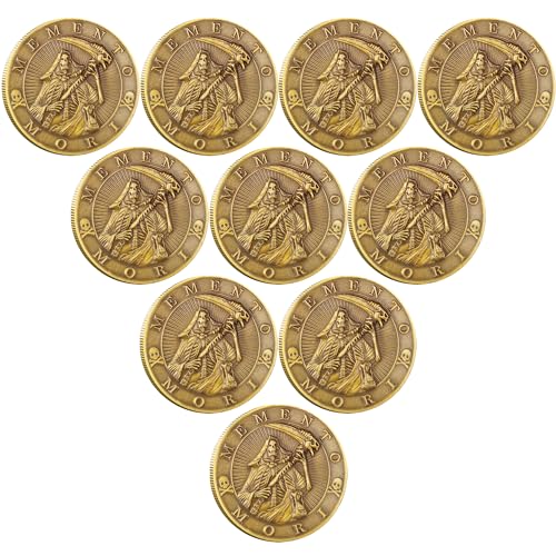 Memento Mori Carpe Diem Challenge Coin Stoic Reminder Token