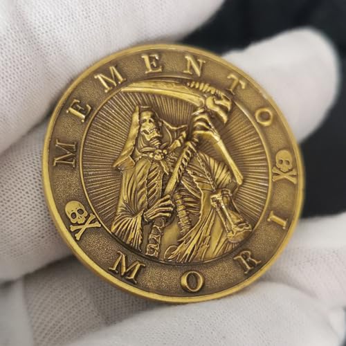Memento Mori Carpe Diem Challenge Coin Stoic Reminder Token