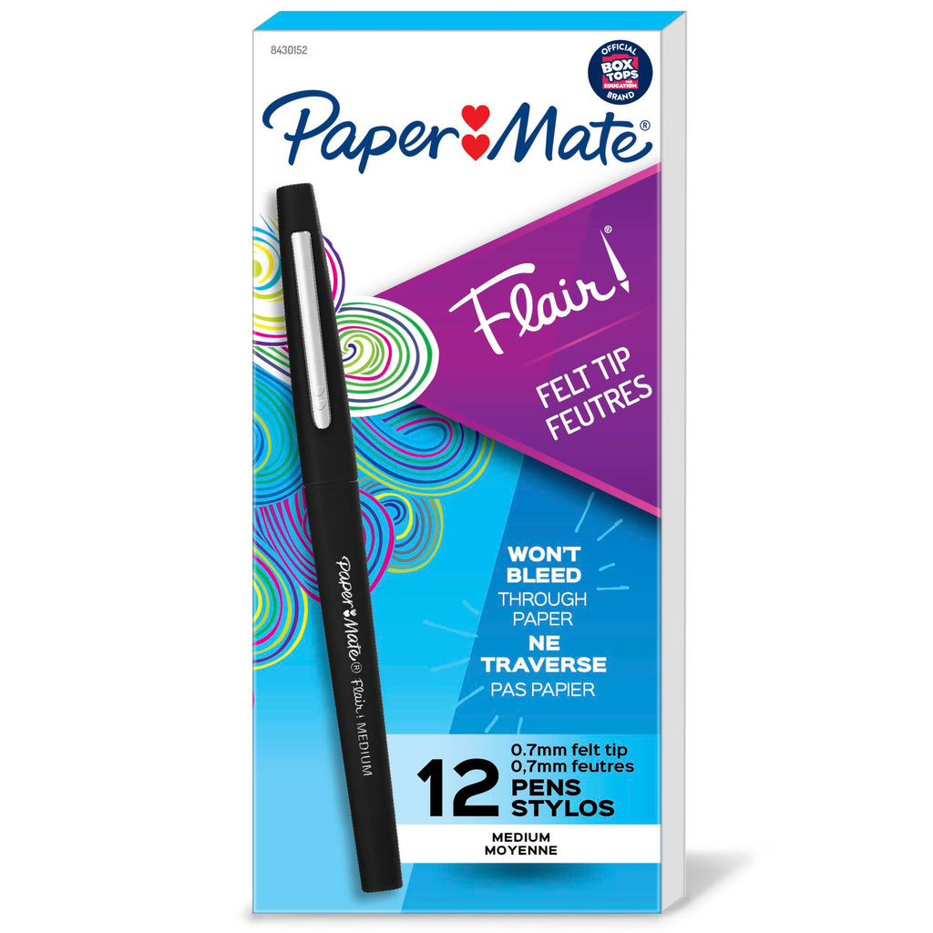 Paper Mate Flair Felt Tip Pens, Medium Point (0.7mm)