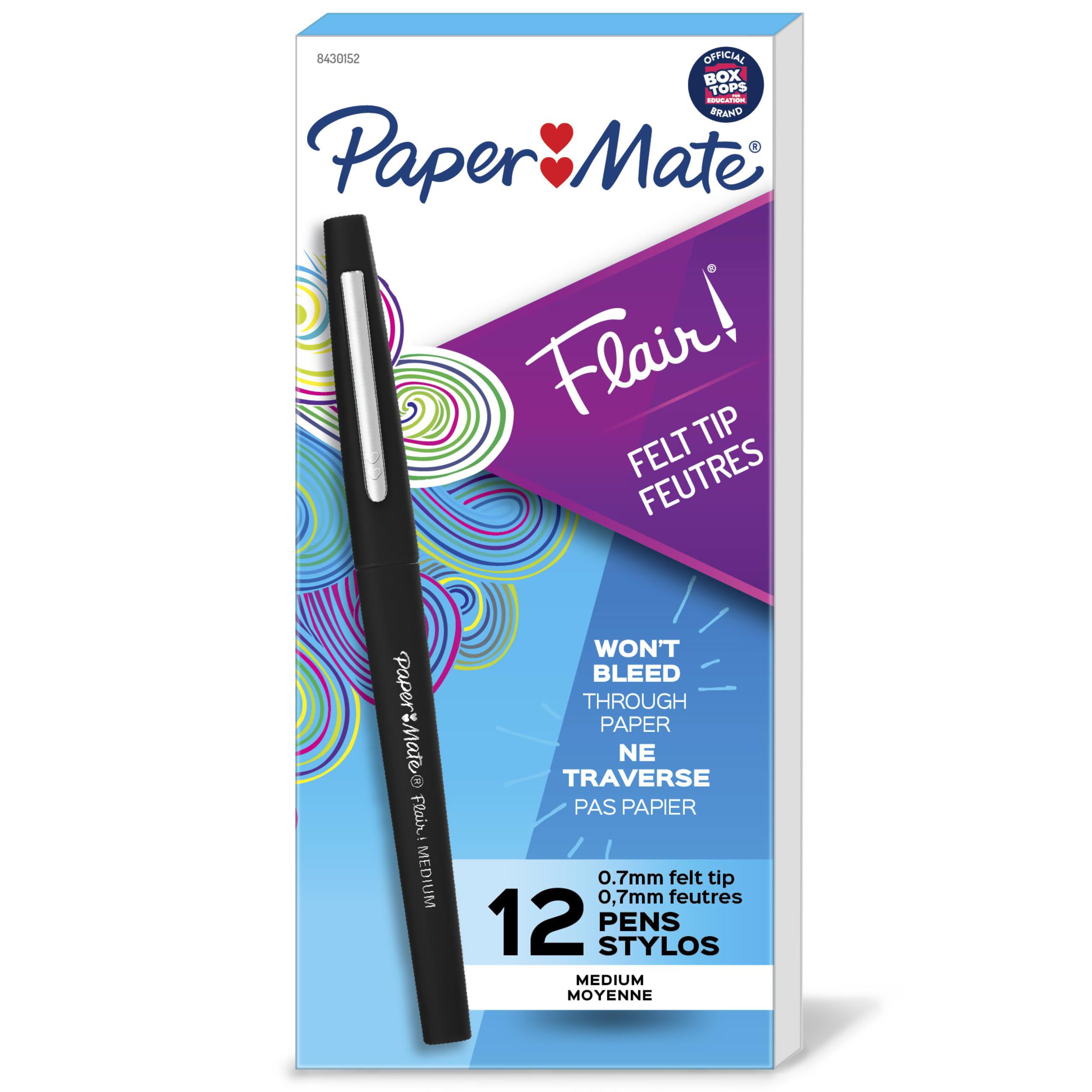 Paper Mate Flair Felt Tip Pens, Medium Point (0.7mm)