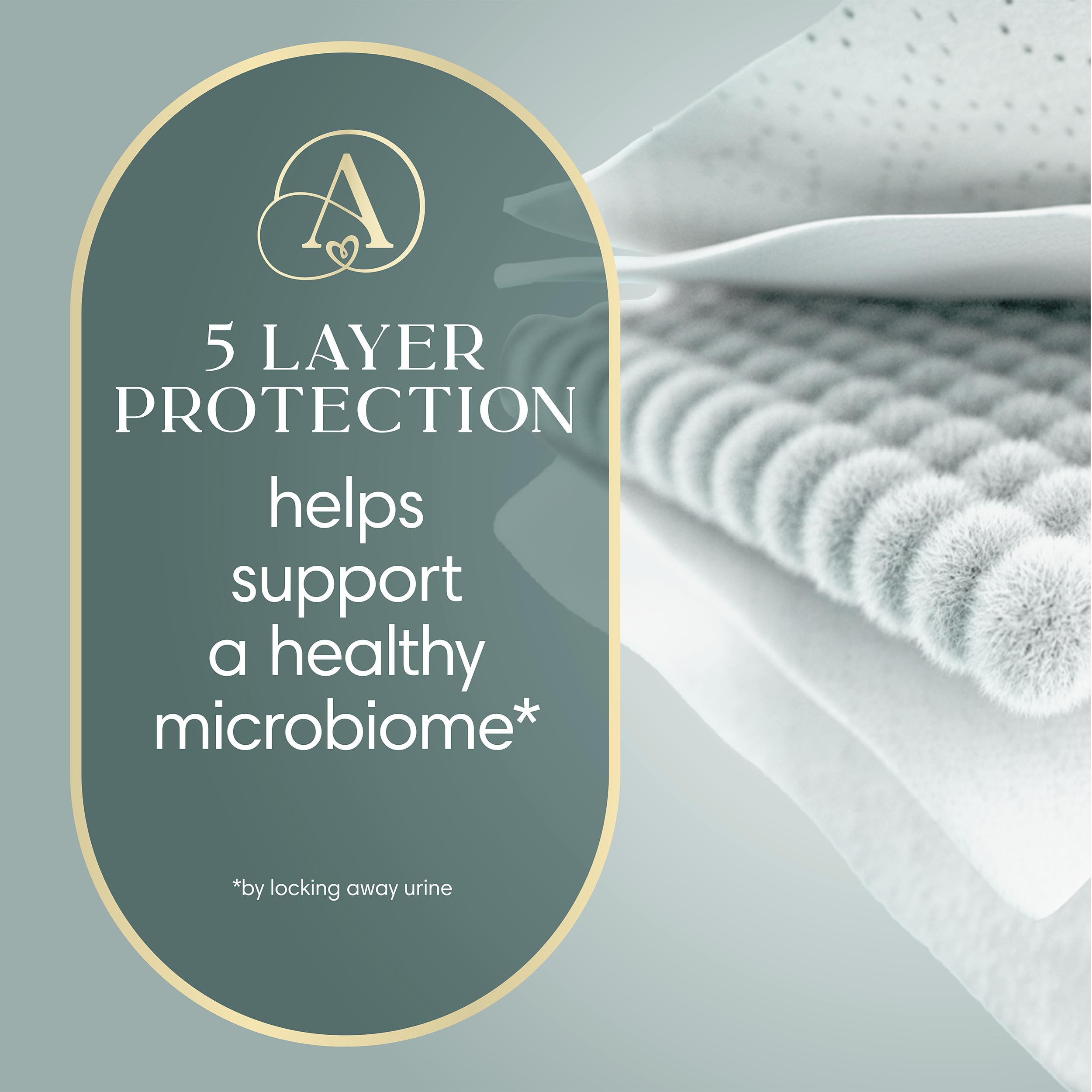 Pampers Amore, Size 4 (15-34 lbs), 58 Count, Our Best Diaper – Hypoallergenic & Fragrance Free, Up to 100% Leakproof, Soft as Cashmere