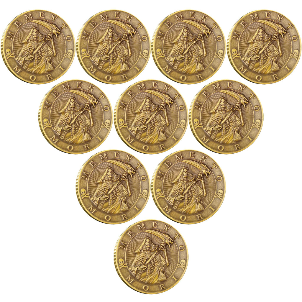 Memento Mori Carpe Diem Challenge Coin Stoic Reminder Token