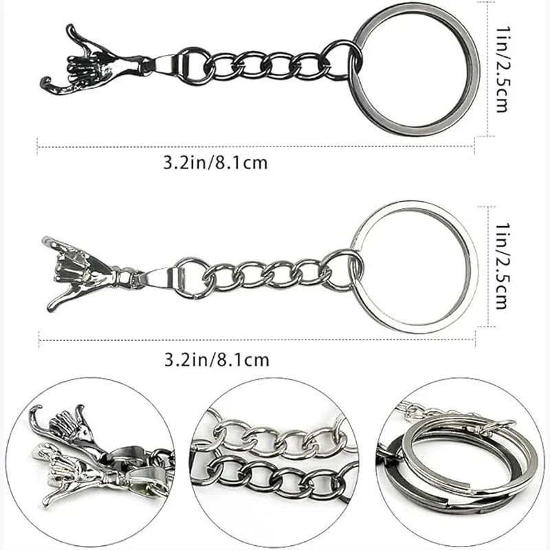 HandLink™ Couple Keychain 💑 — Always Connected Together