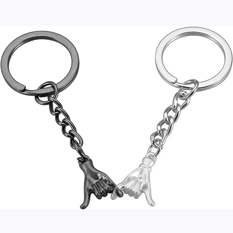 HandLink™ Couple Keychain 💑 — Always Connected Together