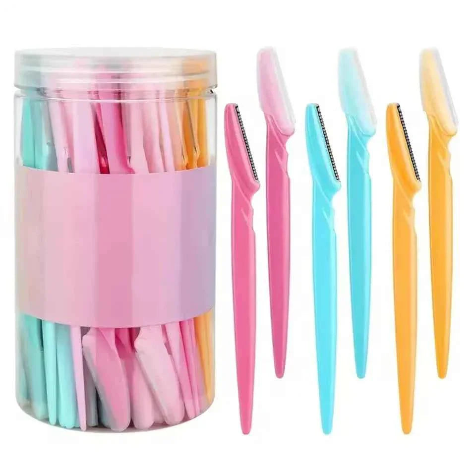 Eyebrow Trimmer Makeup Beauty Tools Safe Eye Brow Razor Face Body Hair Removal Shaver Blades Woman Eyebrows Shaping Knife