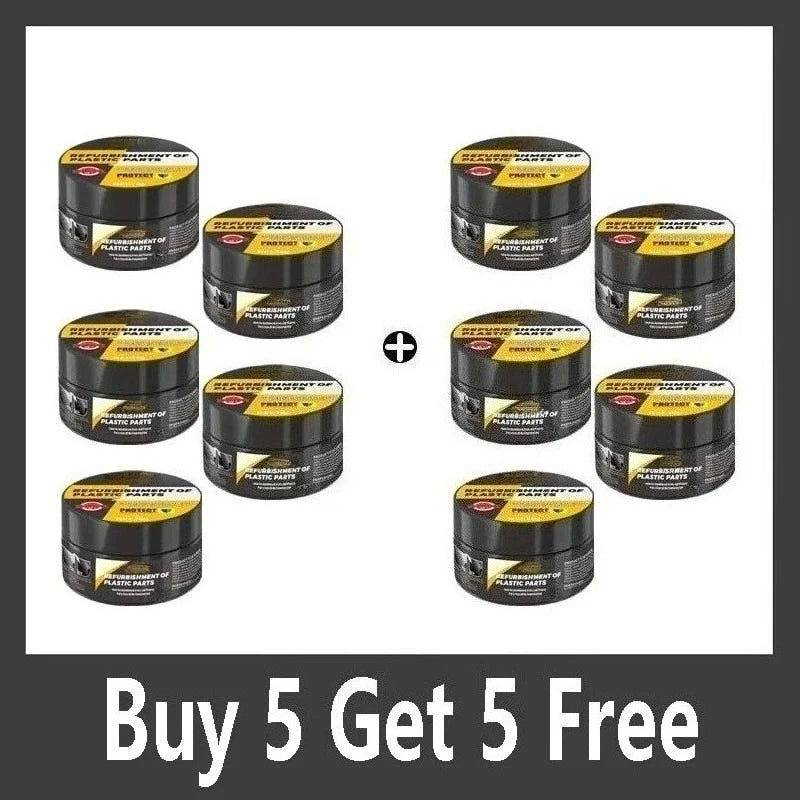 automotive plastic repair agent-interior and exterior plastic polishing wax, scratch repair anti-aging cream, suitable for tires