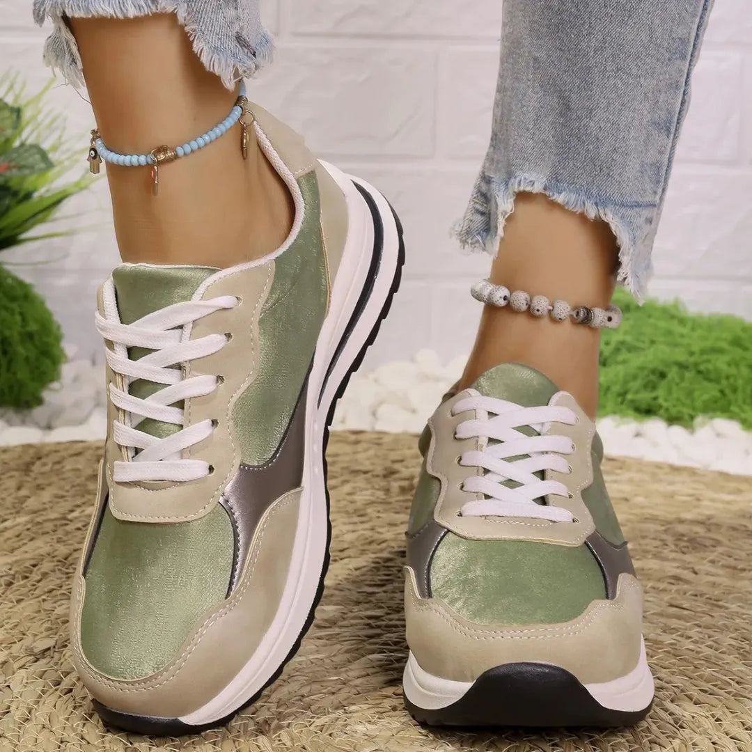 Women's Sneakers | Stylish Breathable Vegan Leather with Comfort