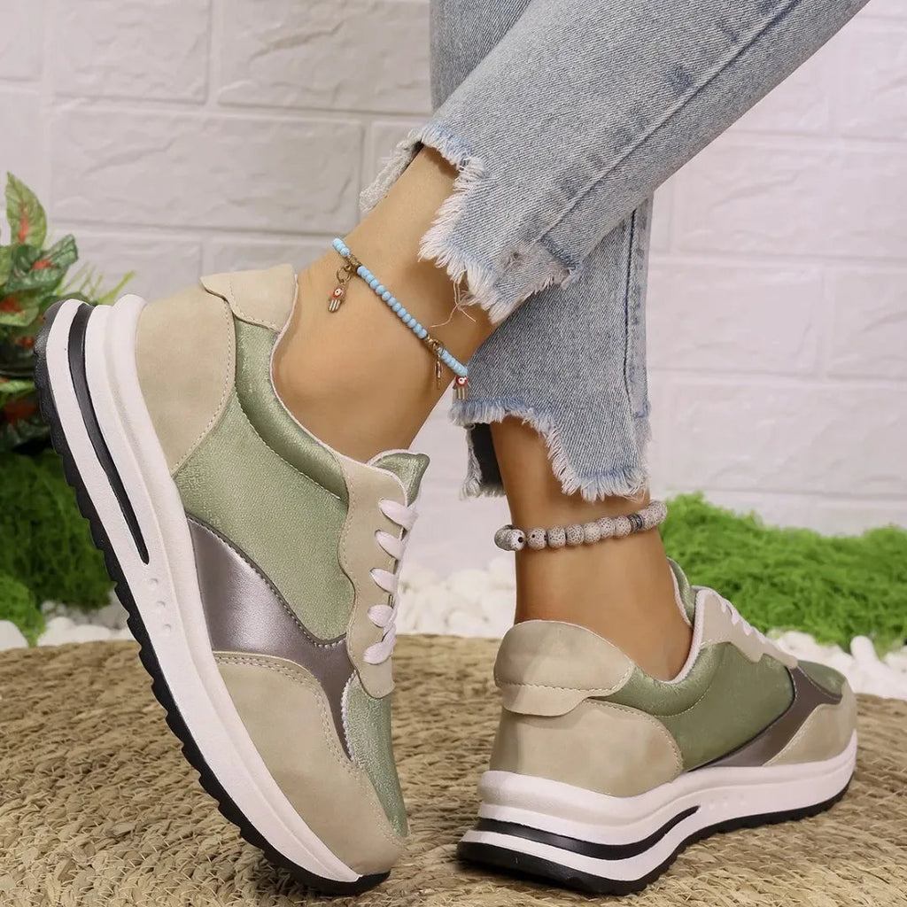 Women's Sneakers | Stylish Breathable Vegan Leather with Comfort