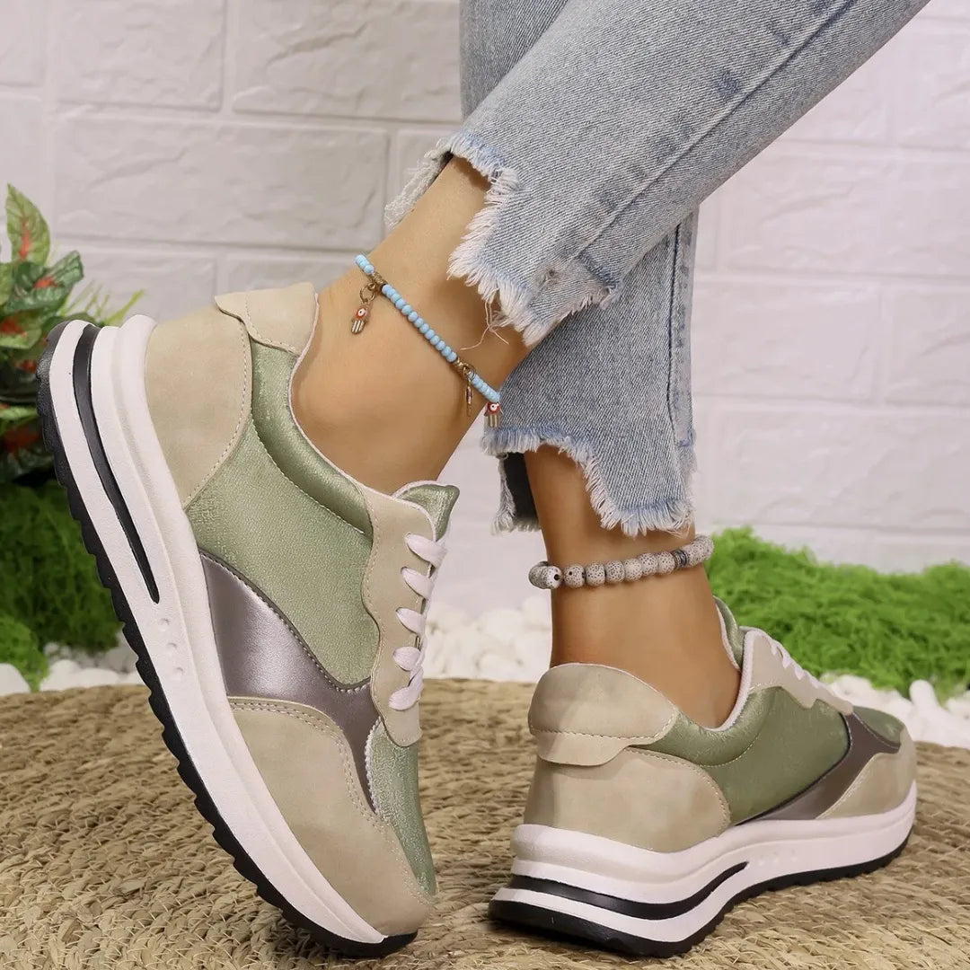 Women's Sneakers | Stylish Breathable Vegan Leather with Comfort